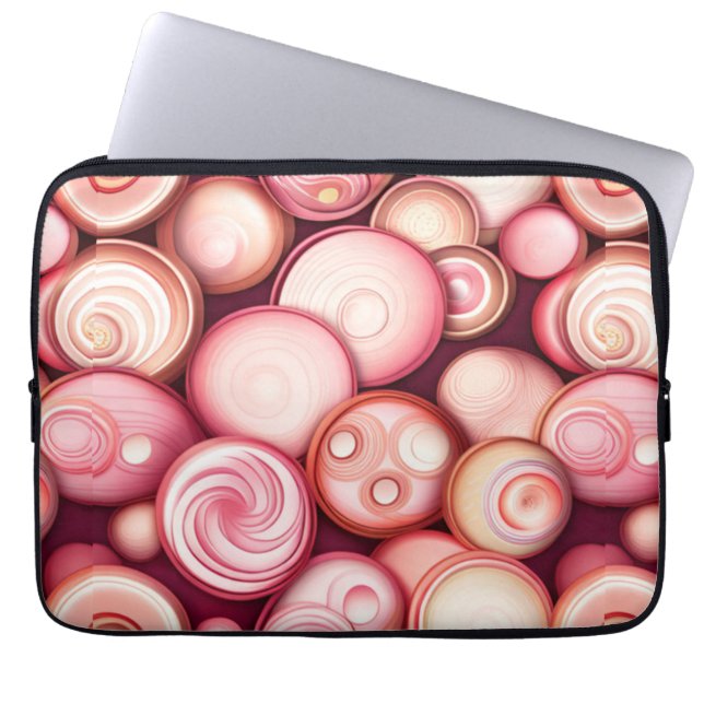 Bubblegum Bubbles Laptop Sleeve (Front)