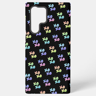 Bubblegum Colourful Hugs Kisses XOXO Valentine Samsung Galaxy Case