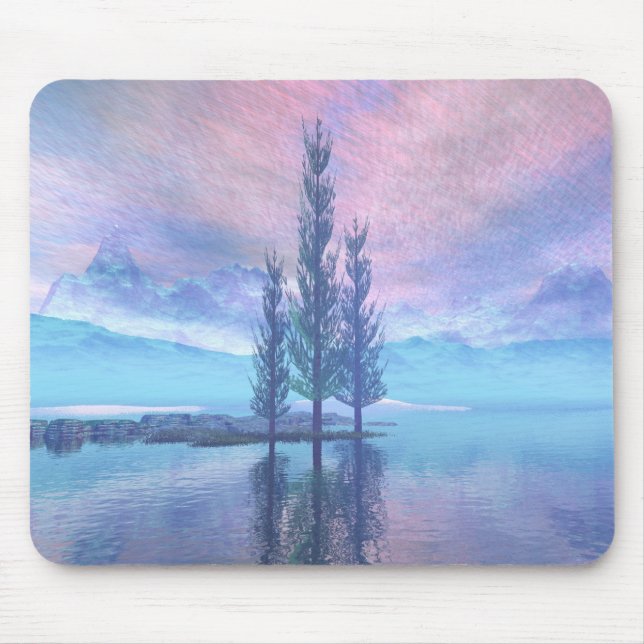 Bubblegum Illusions Mouse Mat (Front)