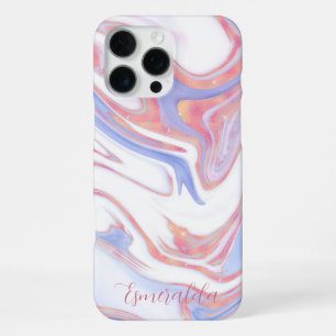 Bubblegum Marble Customisable iPhone 16 Pro Max Case