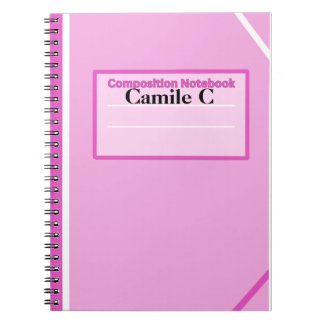 Bubblegum Personalised Composition Notebook