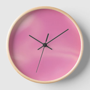 Bubblegum pink clock