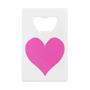 Bubblegum Pink Cute Heart Shape