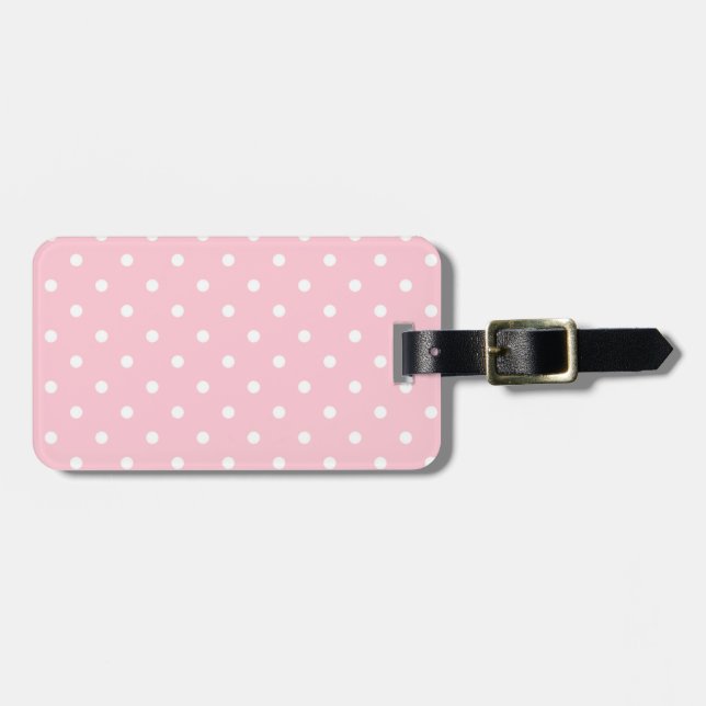 Bubblegum Pink Luggage Tag (Front Horizontal)
