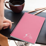 Bubblegum Pink Pickleball Personal Weekly Planner<br><div class="desc">Clean,  simple personal pickleball stationery annual planner featuring a pickleball paddle and ball graphic and minimalist typography text areas with personalizable year and name. Annual planner (12 months) with open monthly overviews and weekly planning sheets. Contact for assistance in personalising.</div>
