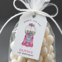 Bubblegum Pink Poppin' Girl 1st Birthday Party