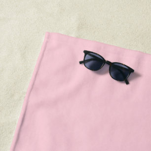 Bubblegum Pink Pretty And Yummy Solid Colour Beach Towel