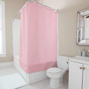 Bubblegum Pink Solid Colour Shower Curtain