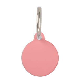 Bubblegum pink template to personalise Customise Pet Tag