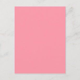 Bubblegum Pink Trend Colour Customised Template Postcard