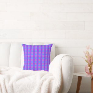 Bubblegum Tartan Print, Cushion