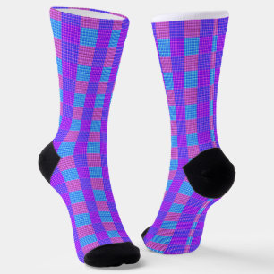 Bubblegum Tartan Print, Socks