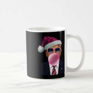 Bubblegum Trump Blowing Bubble Gum Christmas Pink Coffee Mug