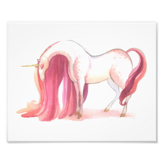 Bubblegum Unicorn photo print