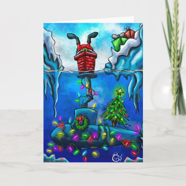 Bubblehead Christmas Card (Front)