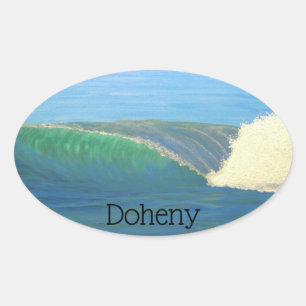 Bubblepacific bumper stickers, doheny oval sticker