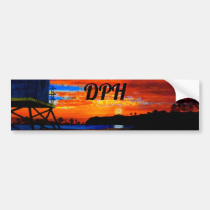 Bubblepacific bumper stickers, harbour Dana point Sticker
