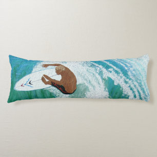 Bubblepacific pillows, roofer surfer body cushion