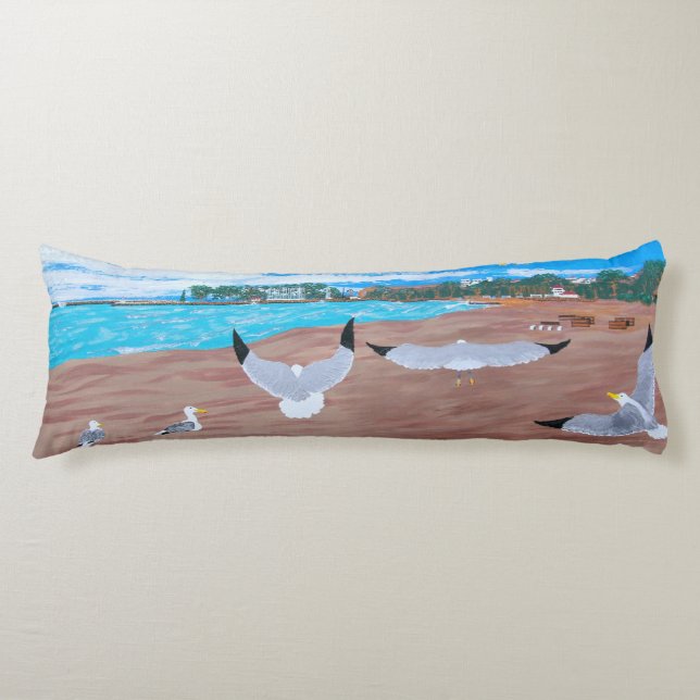 Bubblepacific pillows, same on both sides,Dana poi Body Cushion (Front)