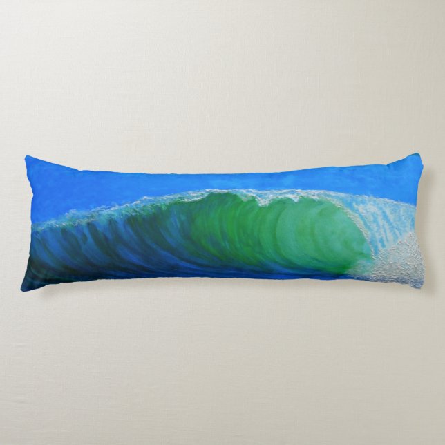 Bubblepacific pillows, wave same on 2 sides body cushion (Front)