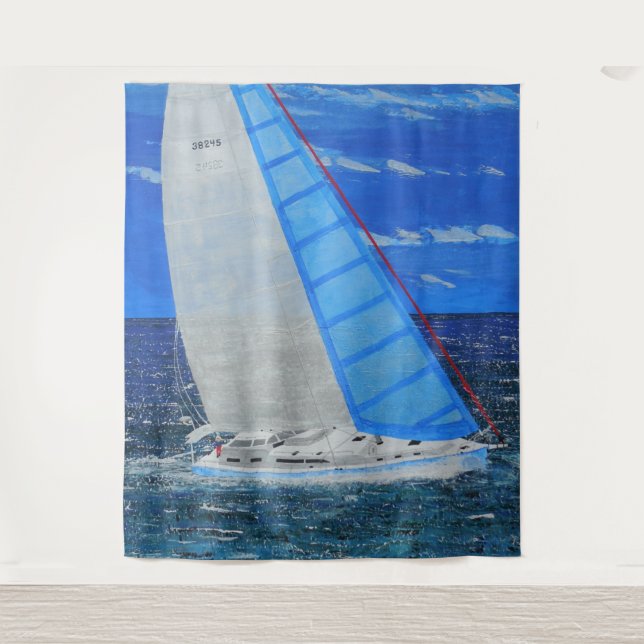 Bubblepacific wall tapestry (Front)