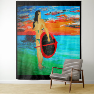 Bubblepacific wall tapestry ,summertime