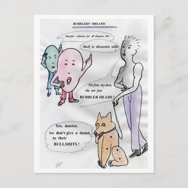 bubbler's dreams postcard (Front)