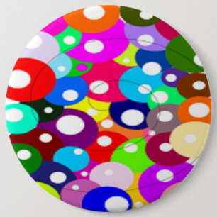 BUBBLES 6 CM ROUND BADGE