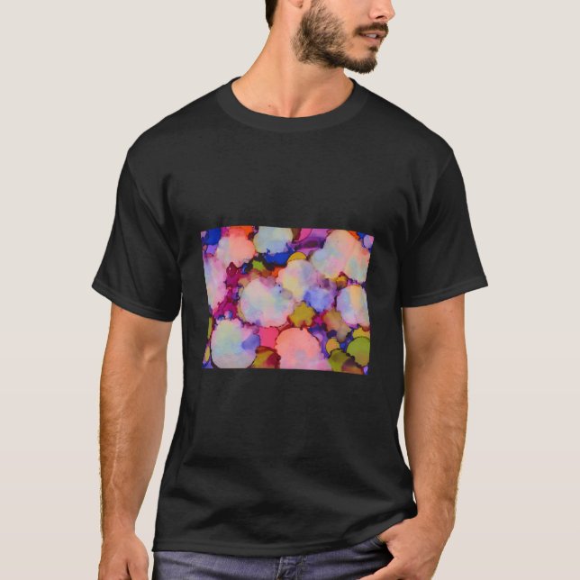Bubbles Abstract T-Shirt (Front)