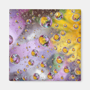Bubbles abstract with flowers. Credit as: Nancy Magnet