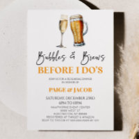 Bubbles and Brews Before I Do's! Rehearsal Dinner