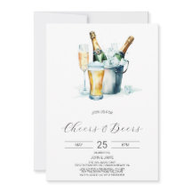 Bubbles And Brews Invitation