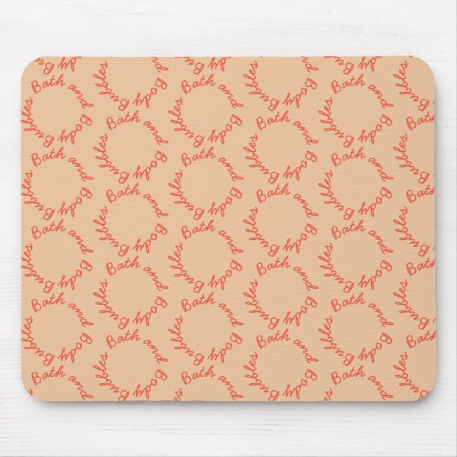 Bubbles bath and Body from Orphan Black Mouse Mat (Front)