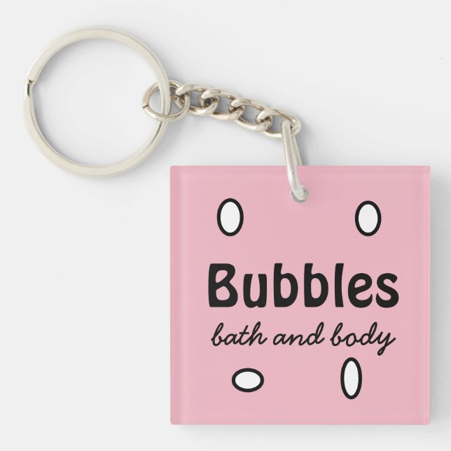 Bubbles bath and Body Orphan Black Key Ring (Front)