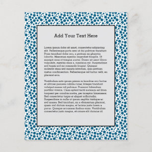Bubbles Blue Points Summer Season Beach Lover Flyer