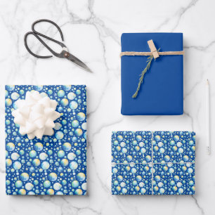 Bubbles (Blues, Greens & Yellow) Wrapping Paper