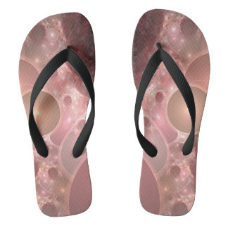 bubbles blush gradient flip flops