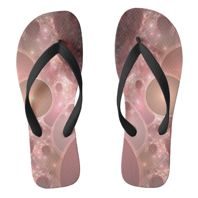 bubbles blush gradient flip flops (Footbed)