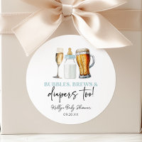 Bubbles Brews and Diapers Too! Baby Shower