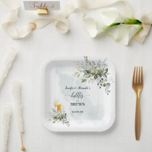 Bubbles & Brews Paper Plate