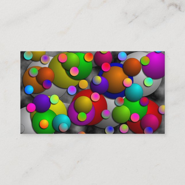 Bubbles by Kenneth Yoncich Business Card (Front)