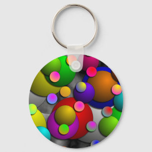 Bubbles by Kenneth Yoncich Key Ring