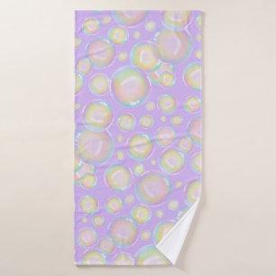 Bubbles - Candy Purple Bath Towel