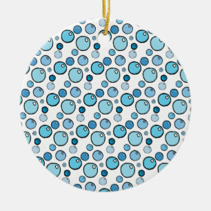 Bubbles Ceramic Tree Decoration