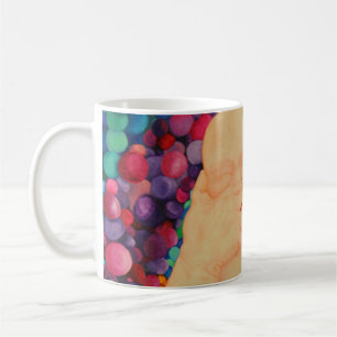 Bubbles coffee mug extra large print