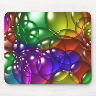 Bubbles coloured mouse mat