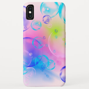 BUBBLES - Colourful Abstract Image of Fractal Art iPhone XS Max Case