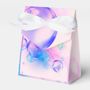 BUBBLES - Colourful Abstract Image of Fractal Art Favour Box