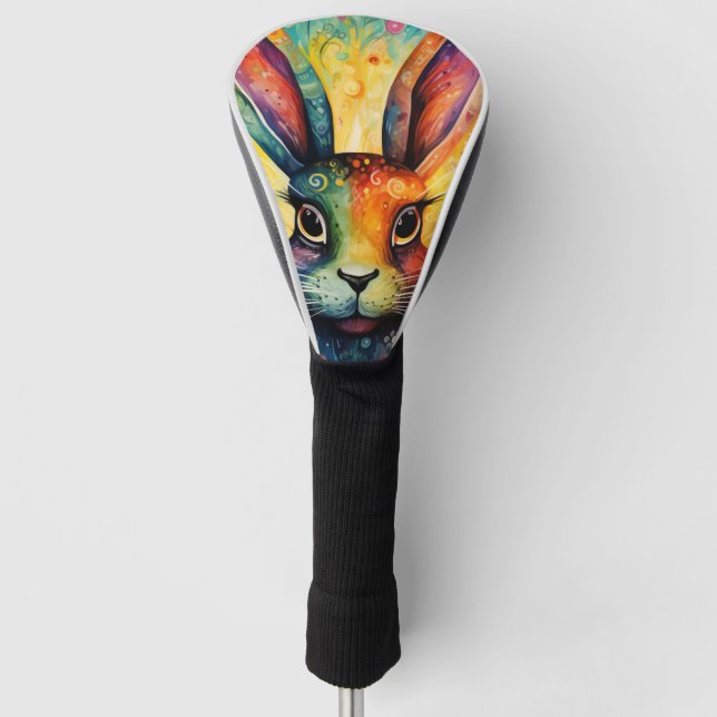 Bubbles Cuddlebun Bunny Golf Head Cover (Front)