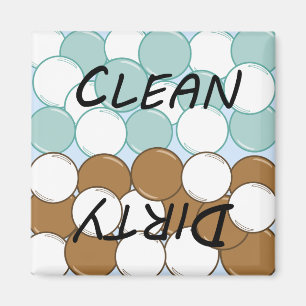 Bubbles Dishwasher Status Magnet